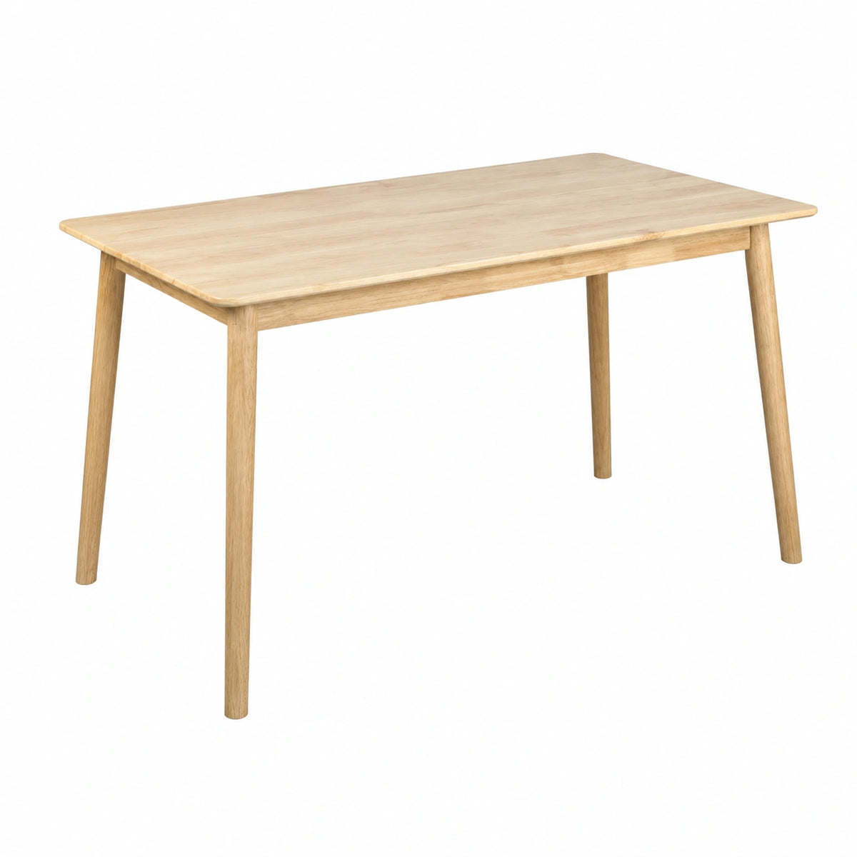 Table, 4 places, en bois massif, 120 x 75 cm, pour les espaces de vie