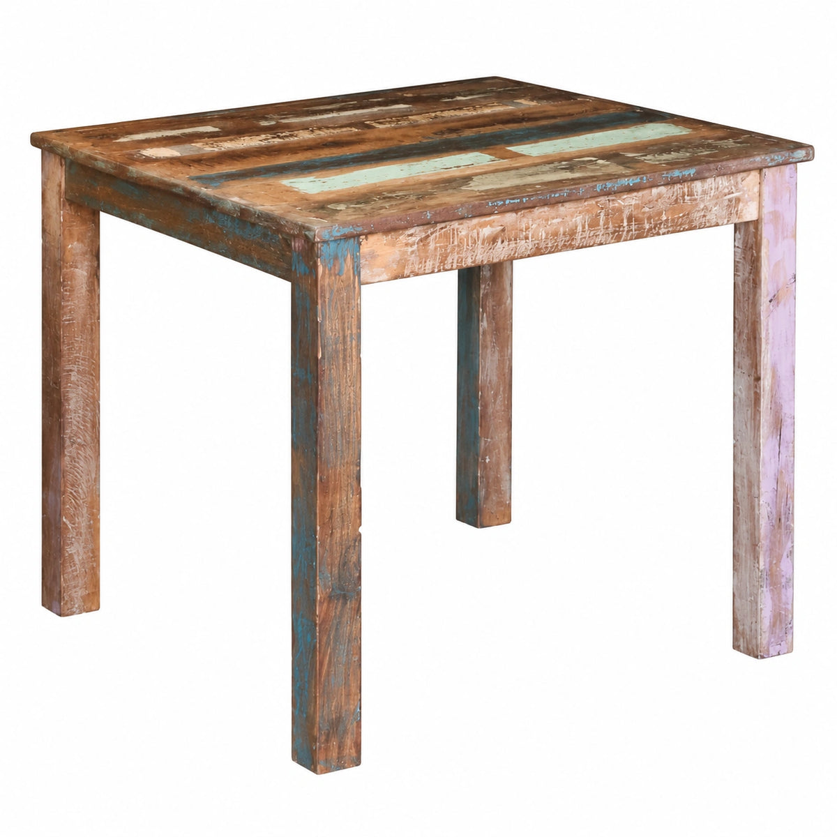 Table à manger, en bois massif, 80 x 82 x 76 cm, pour la salle à manger