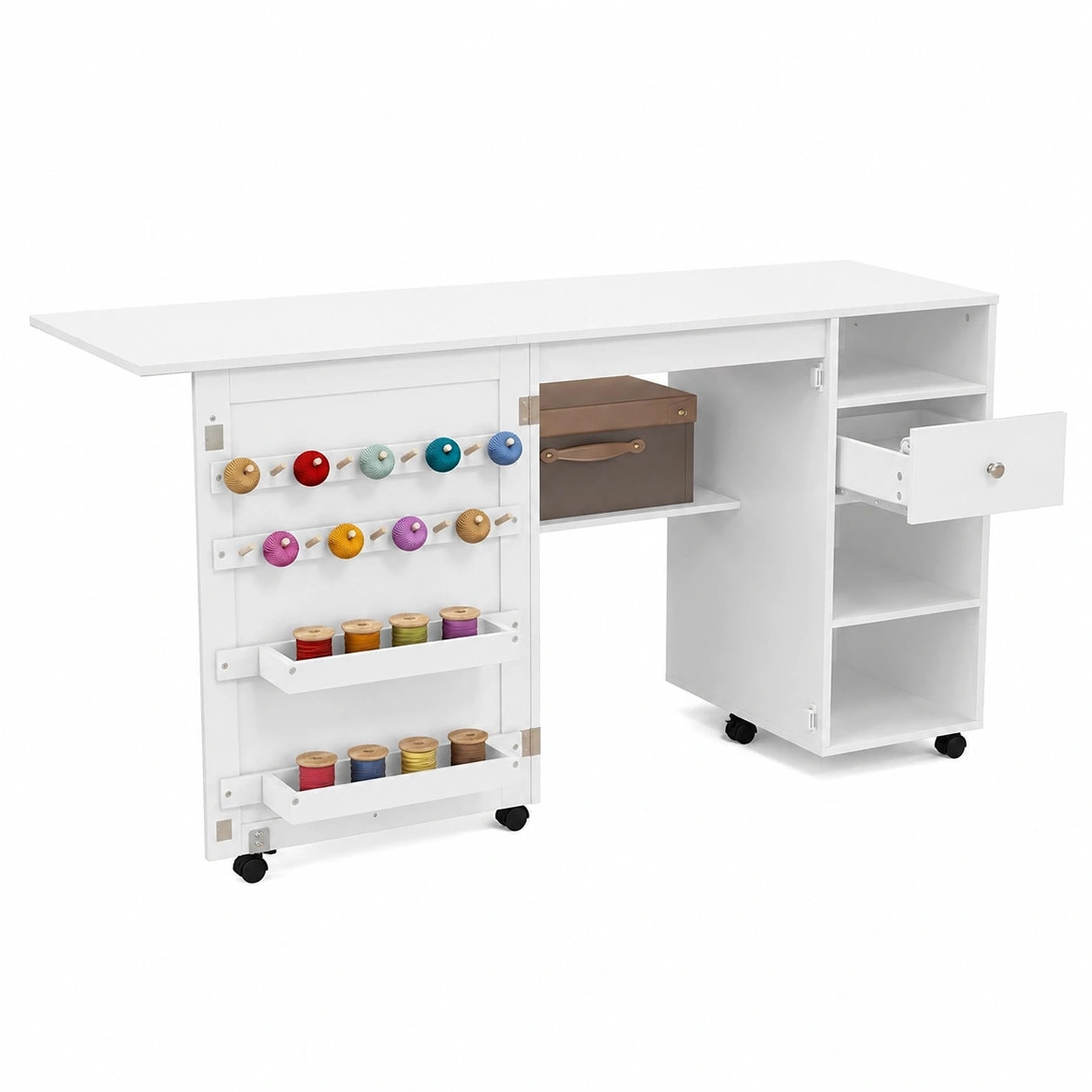 Table, avec rangement, avec tiroirs, avec crochets, pour les espaces de vie