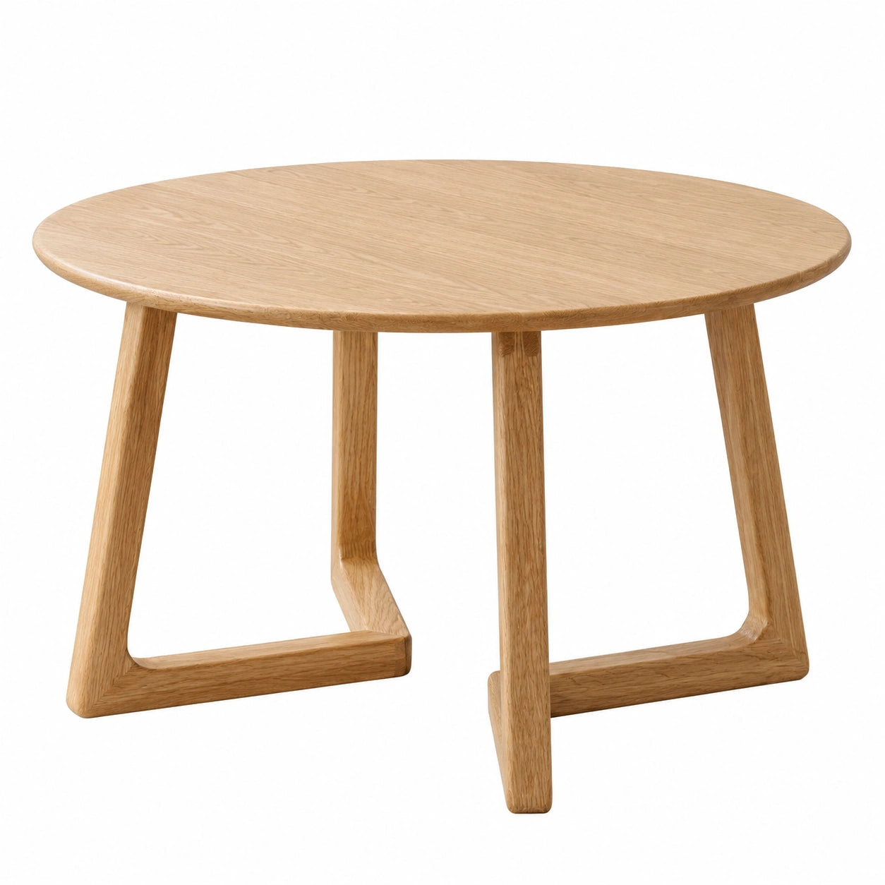 Table basse, en chêne, 75 x 75 x 40 cm, coloris naturel, pour le salon