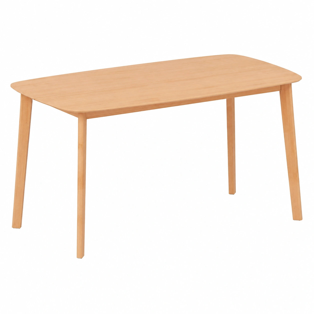Bureau, 6 places, en bois massif, coloris naturel, pour l’espace de travail