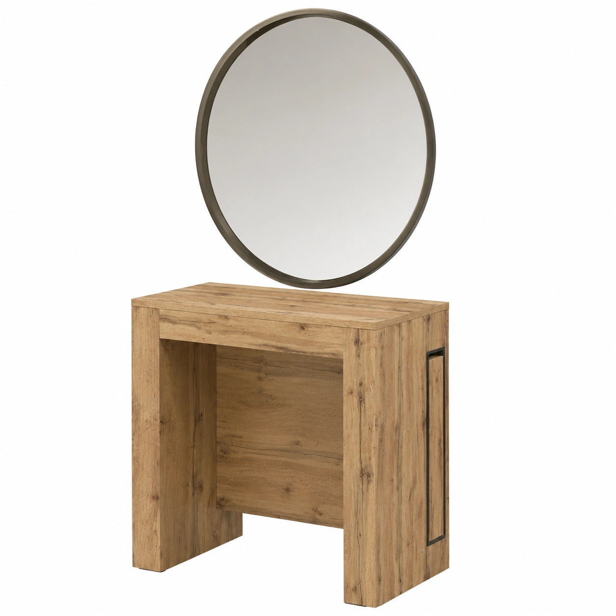 Table, en chêne, extensible, avec portes, pour les espaces de vie