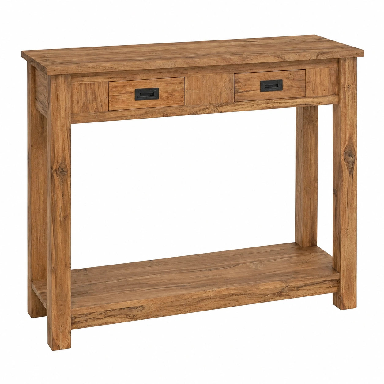 Table, coloris naturel, 90 x 30 x 80 cm, pour les espaces de vie
