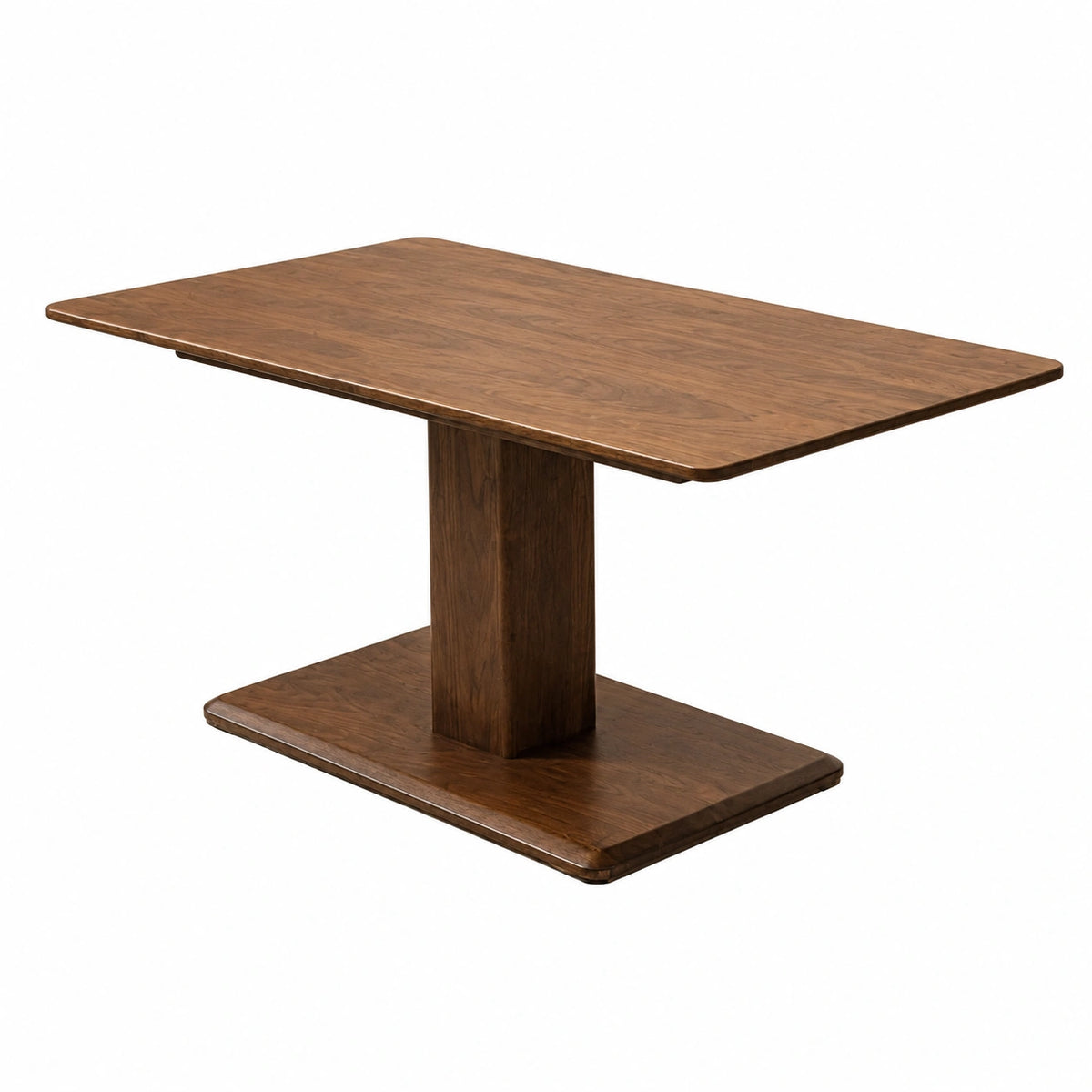 Table basse, réglable, en bois massif et chêne, 120 x 60 x 47 cm, pour le salon