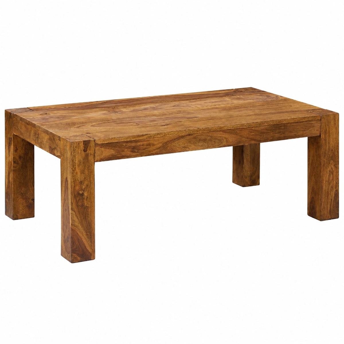 Table basse, en bois massif, 110 x 40 x 60 cm, pour le salon